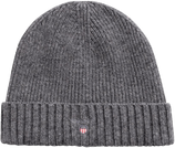 Wool Lined Beanie - Dark Grey Melange